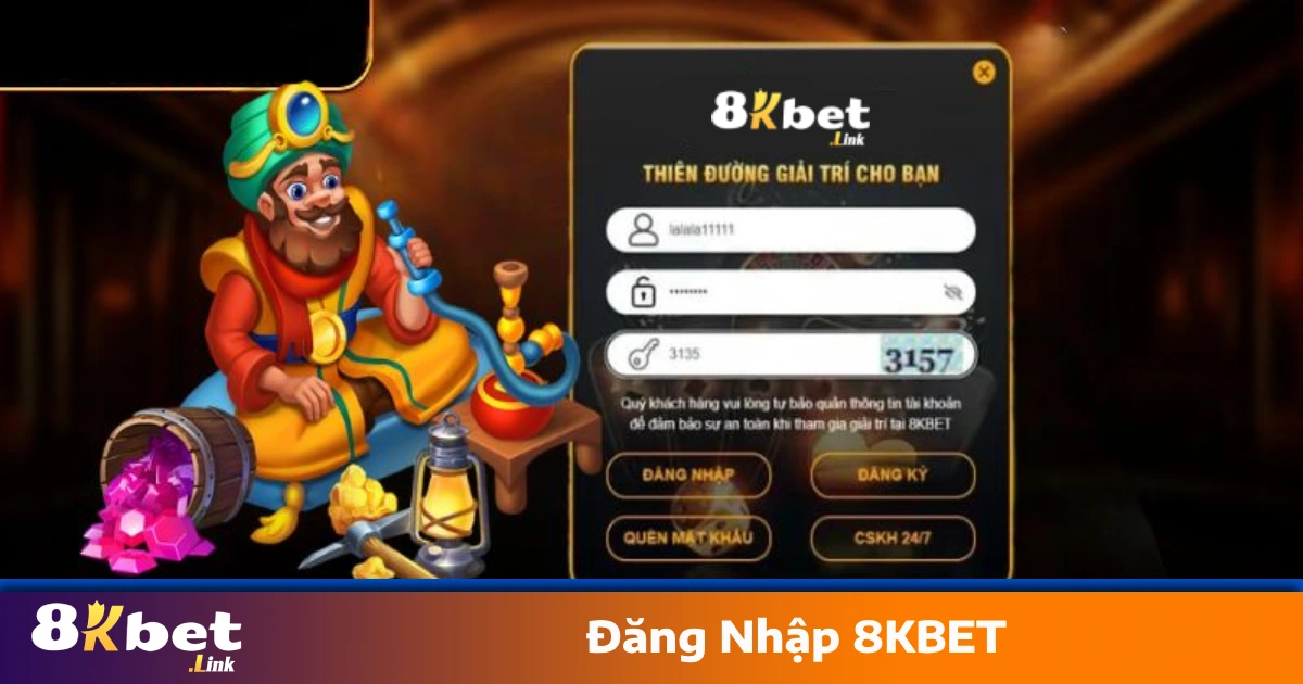Hướng Dẫn Đăng Nhập 8KBET Trên Máy Tính & Điện Thoại